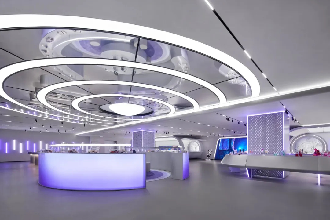 安特未来灵感舱化妆品企业展厅装修设计(图2)