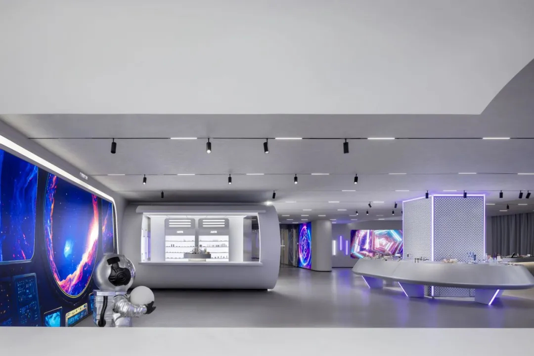 安特未来灵感舱化妆品企业展厅装修设计(图8)