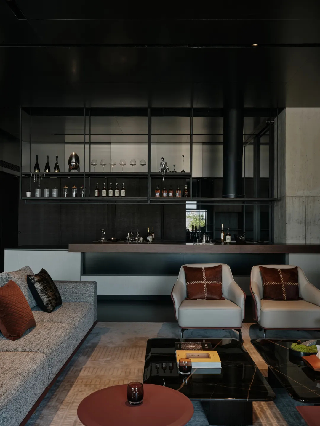 500平办公家具企业展厅兼企业接待会所装修设计(图9)