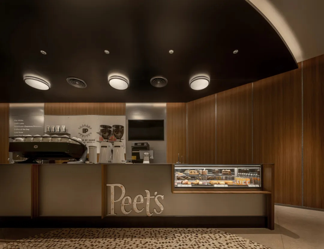 海港文化复古风情  Peets皮爷咖啡店装修设计(图6)