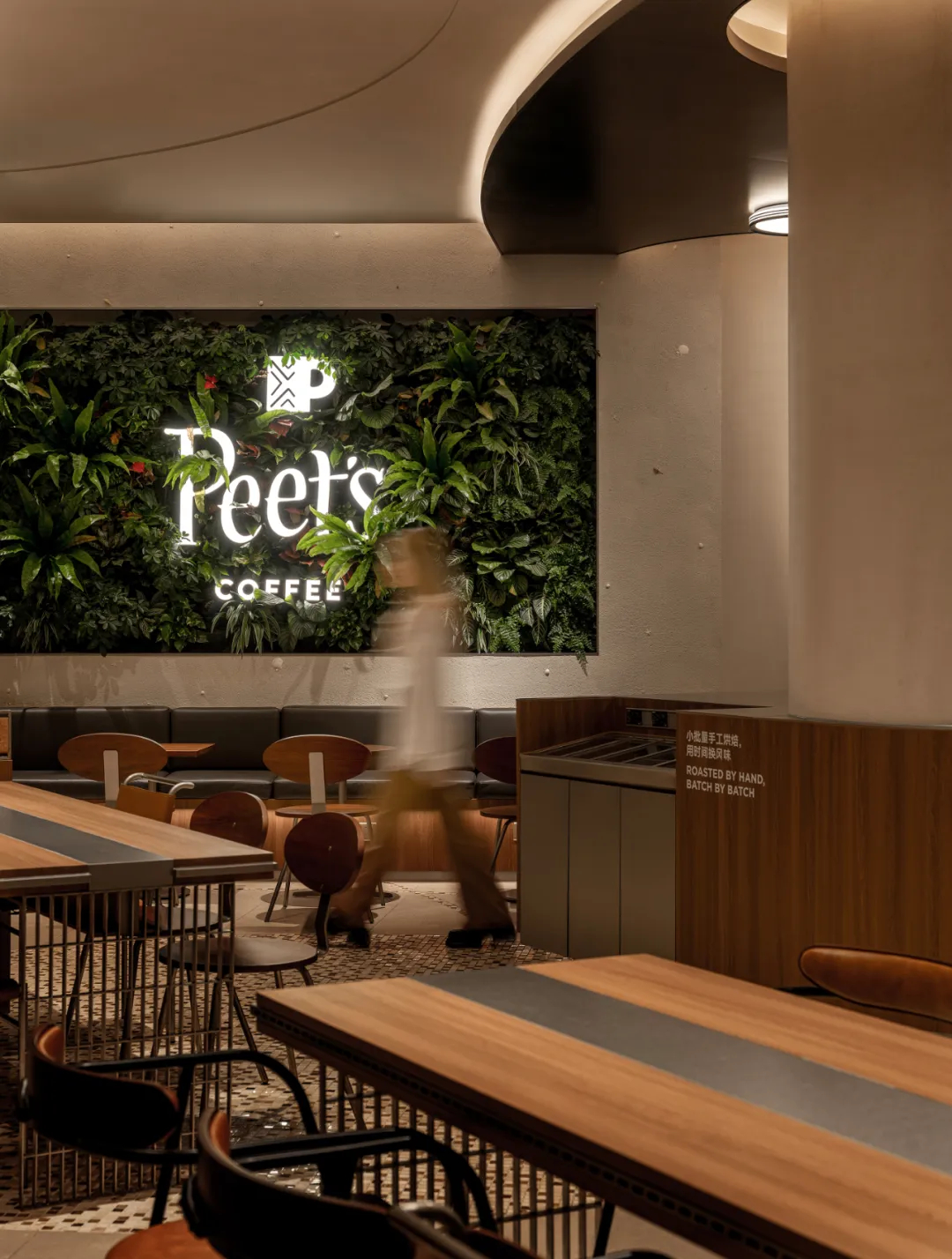 海港文化复古风情  Peets皮爷咖啡店装修设计(图7)