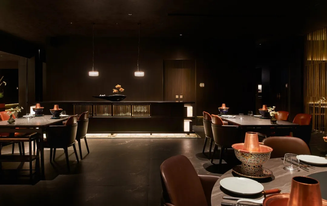 简约东方  玺源居老北京涮锅火锅店装修设计(图4)