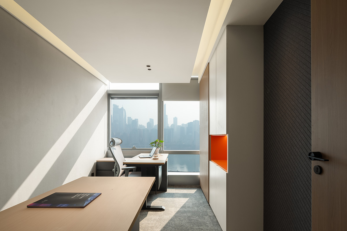 极简现代美学  950平律师办公室装修设计(图7)