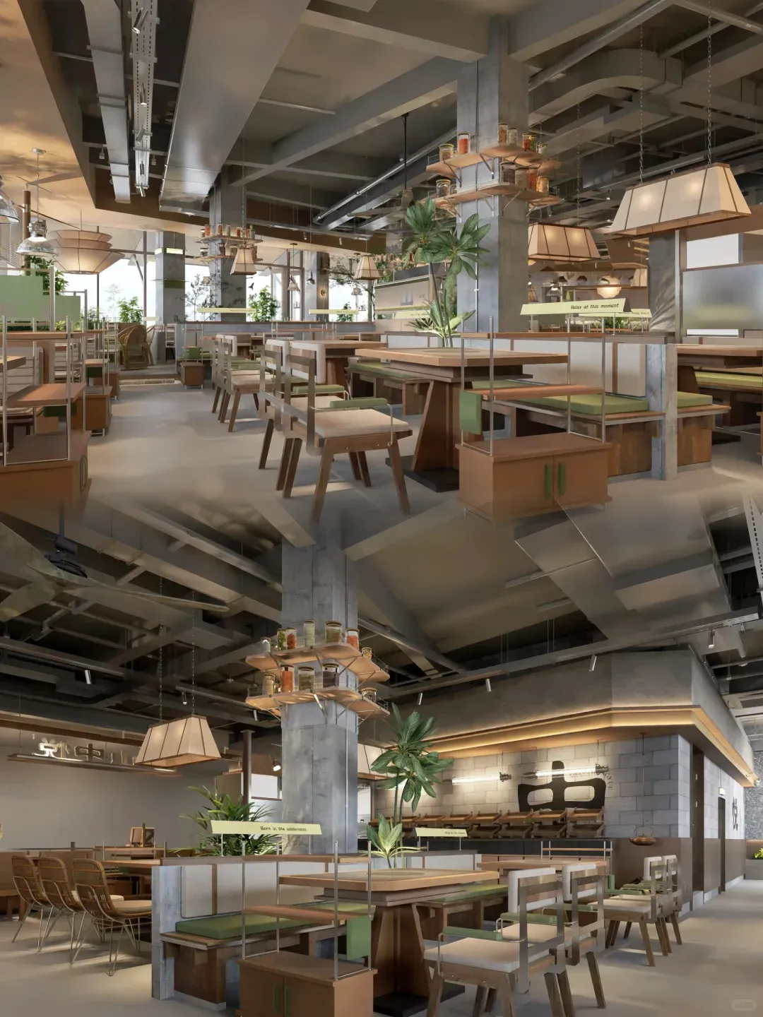 郑州金博大推荐山中悦·鲜牛肉火锅店装修设计(图5)