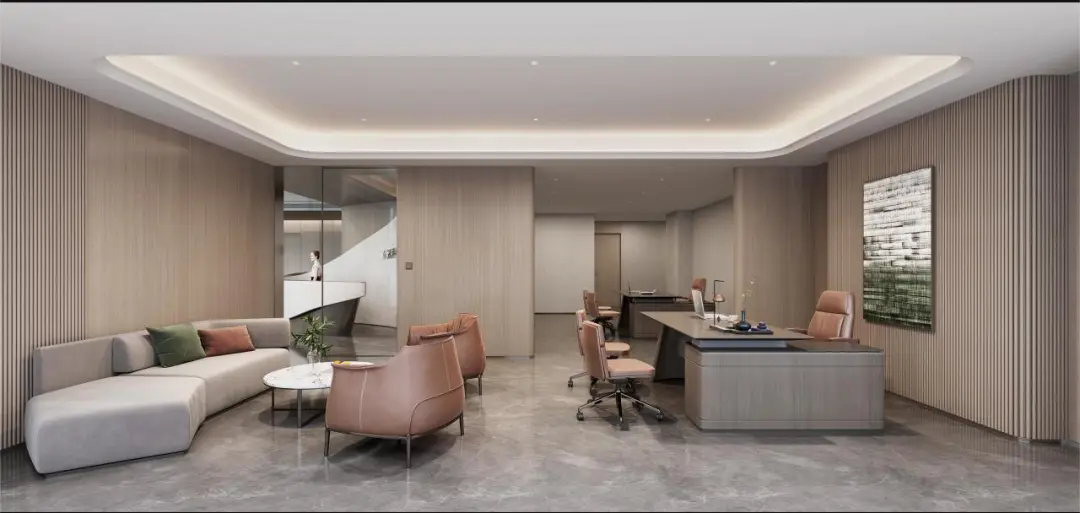 郑州金博大推荐现代商务科创中心办公楼装修设计(图4)