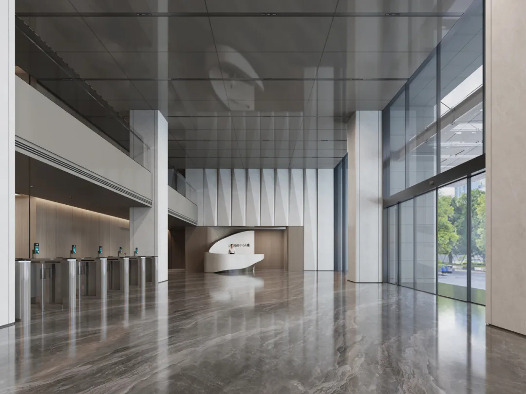 郑州金博大推荐现代商务科创中心办公楼装修设计(图11)