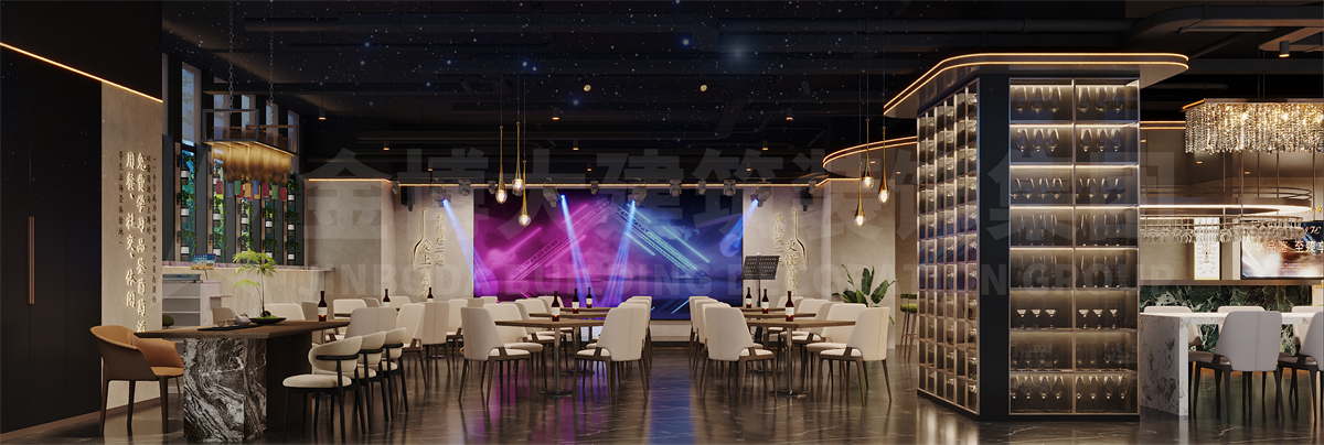 郑州葡酒客西餐·会所设计
