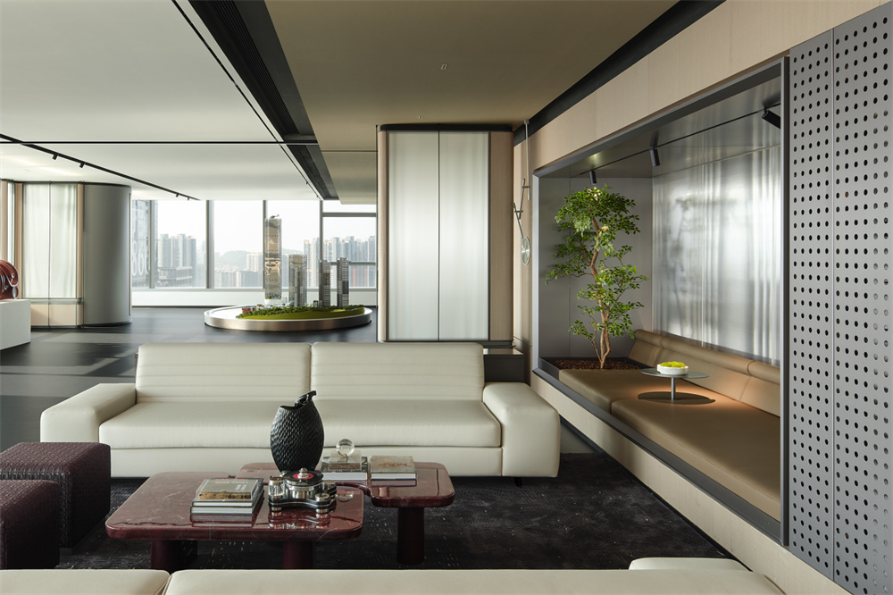 800平金融科技公司现代大气办公装修方案(图2)