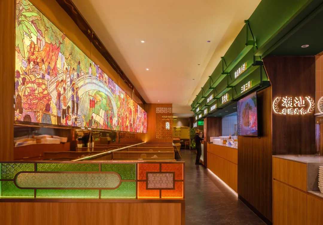 郑州金博大推荐澄鹅潮汕菜特色餐厅装修设计(图3)