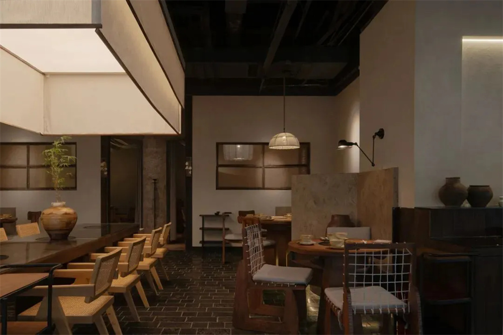 有温度的乡土风  村上炊烟火锅店装修设计(图5)