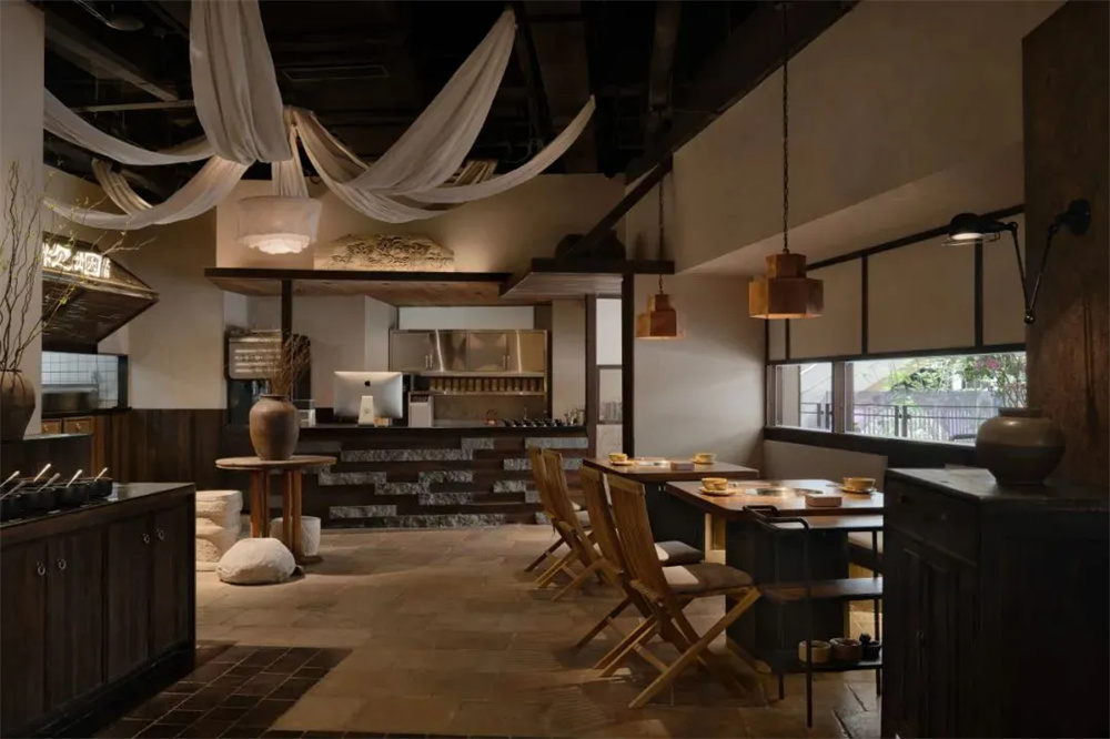 有温度的乡土风  村上炊烟火锅店装修设计(图8)