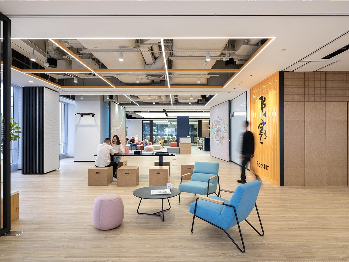 海派摩登  跨国物流公司时尚办公室装修设计(图5)