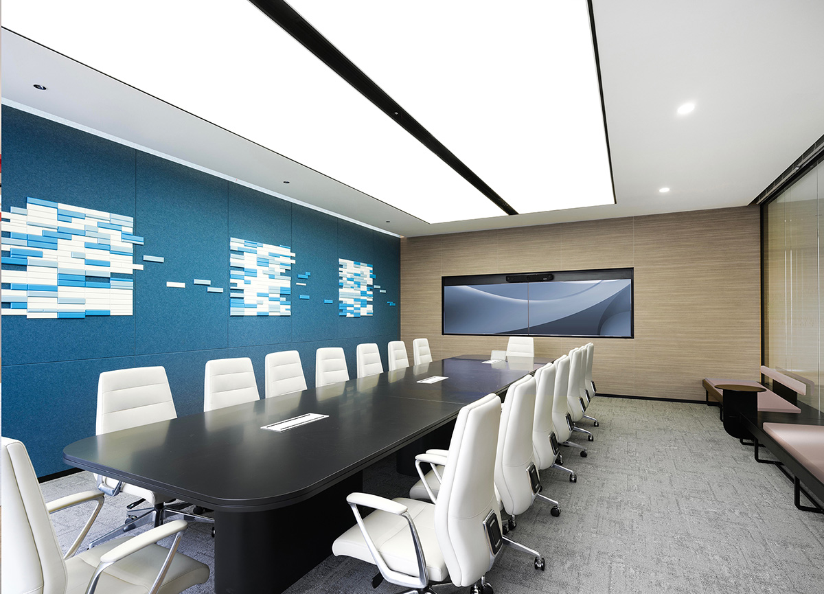 海派摩登  跨国物流公司时尚办公室装修设计(图8)