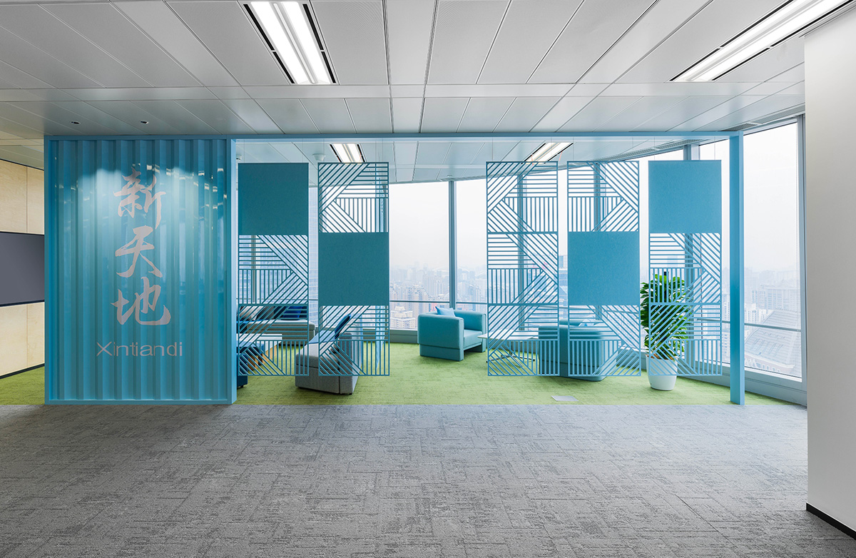 海派摩登  跨国物流公司时尚办公室装修设计(图9)