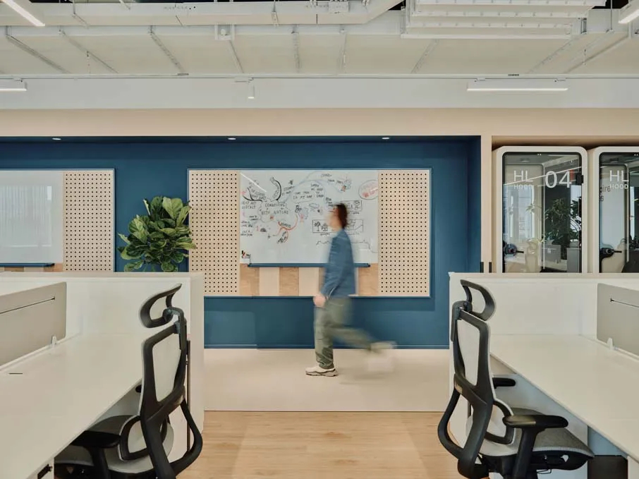 社区型新办公  小红书杭州办公室装修设计方案(图4)