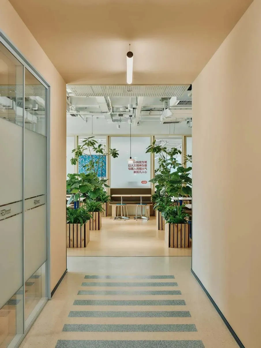社区型新办公  小红书杭州办公室装修设计方案(图7)