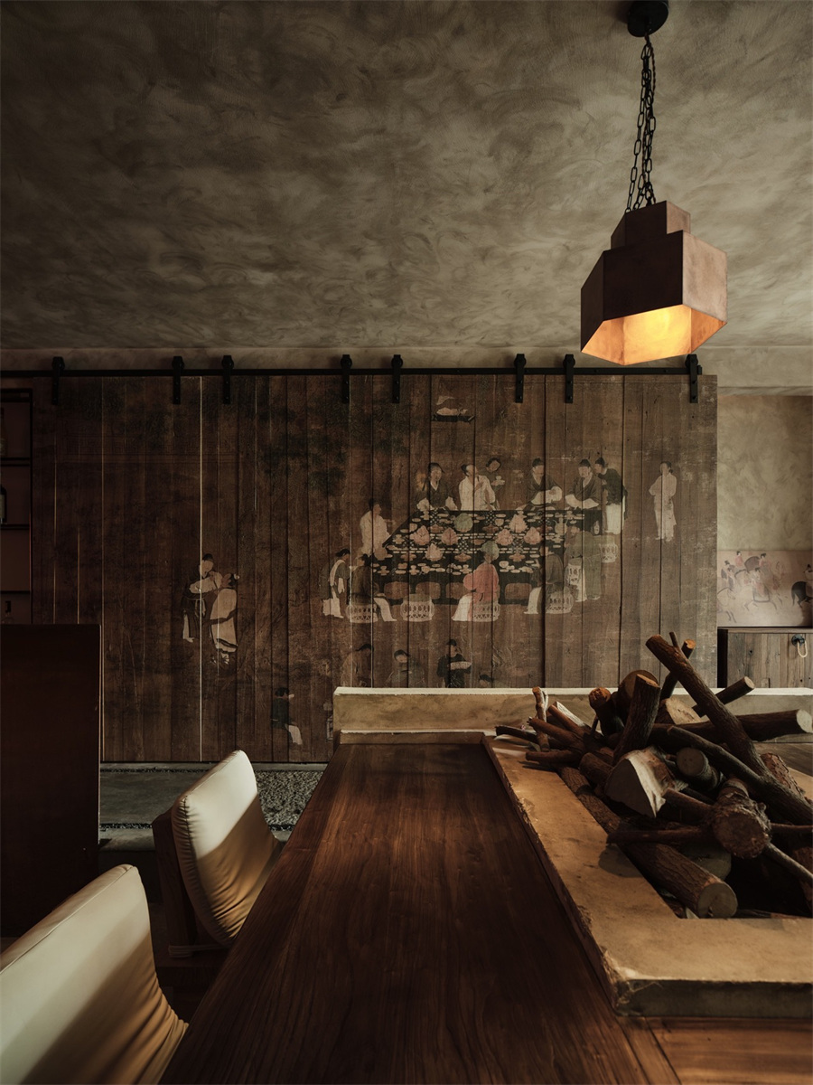 潮汕菜遇上美酒   月上月融合菜餐厅装修设计(图7)