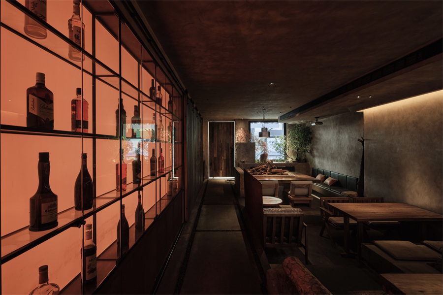 潮汕菜遇上美酒   月上月融合菜餐厅装修设计(图8)