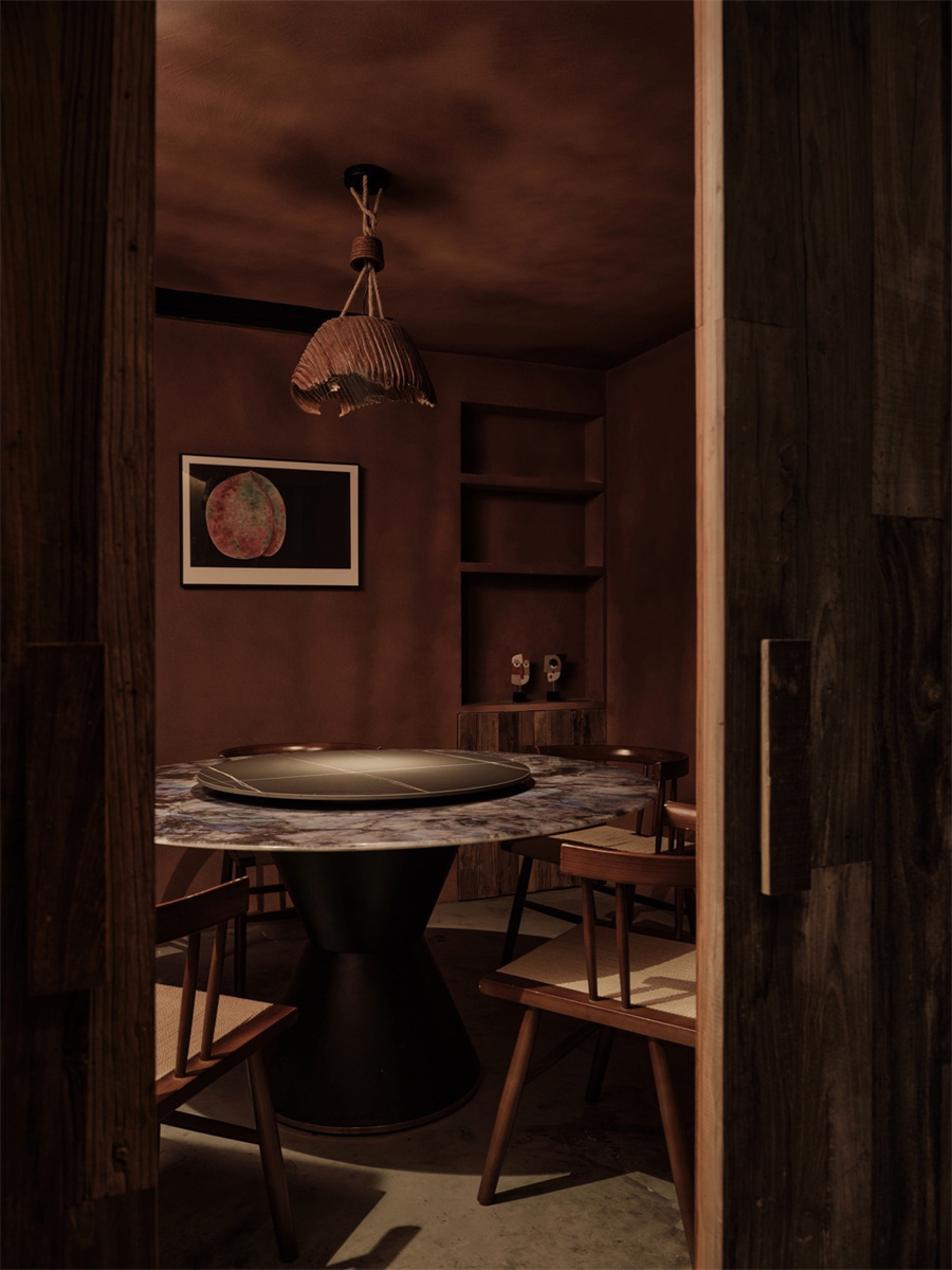 潮汕菜遇上美酒   月上月融合菜餐厅装修设计(图13)