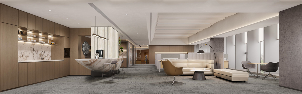 河南华能贵诚河南办公室装修设计案例效果图