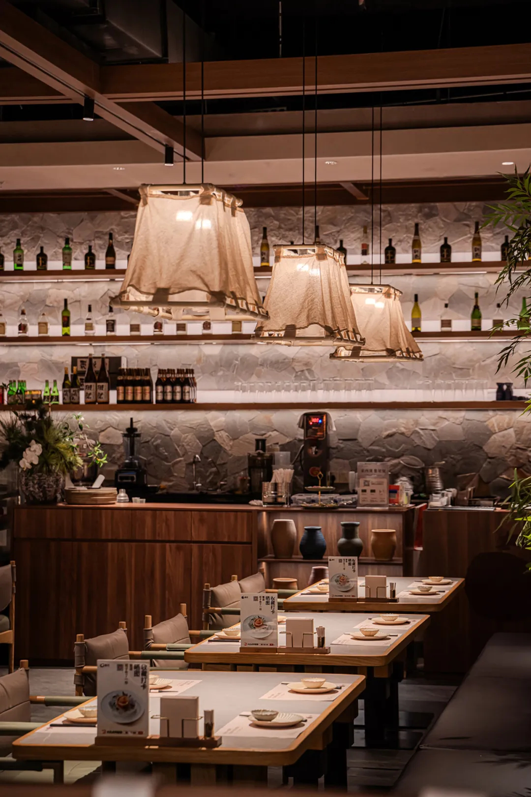 温馨治愈   囍桔健康融合餐厅装修设计(图8)