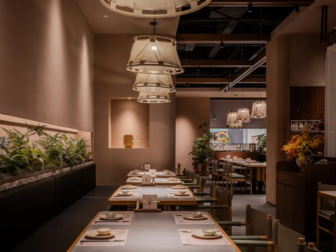 温馨治愈   囍桔健康融合餐厅装修设计(图10)