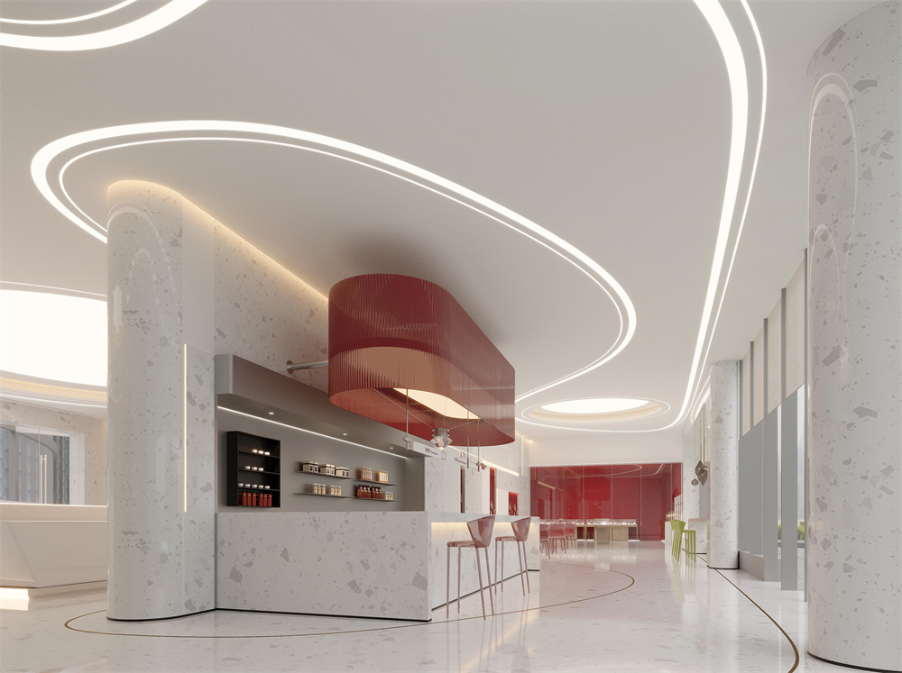 河南商丘柘城力量钻石展厅装修设计案例效果图