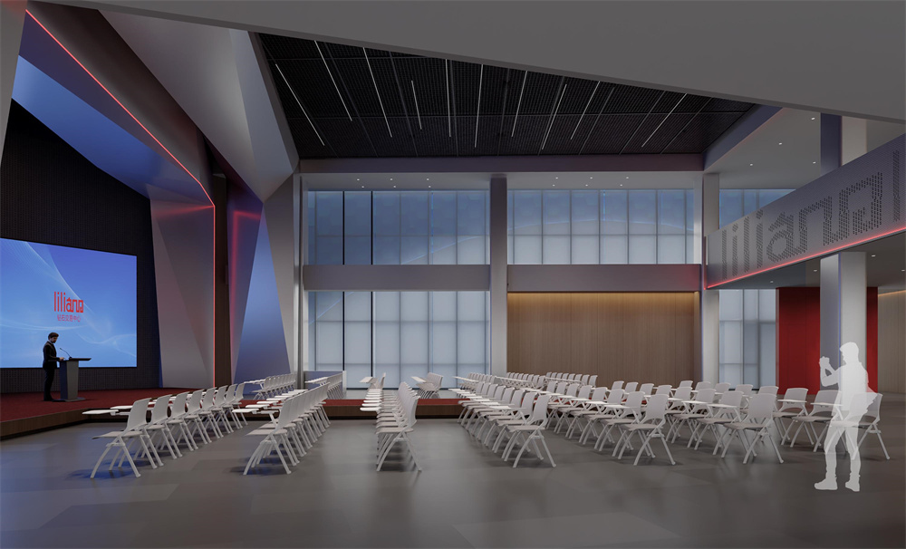 河南商丘柘城力量钻石展厅装修设计案例效果图