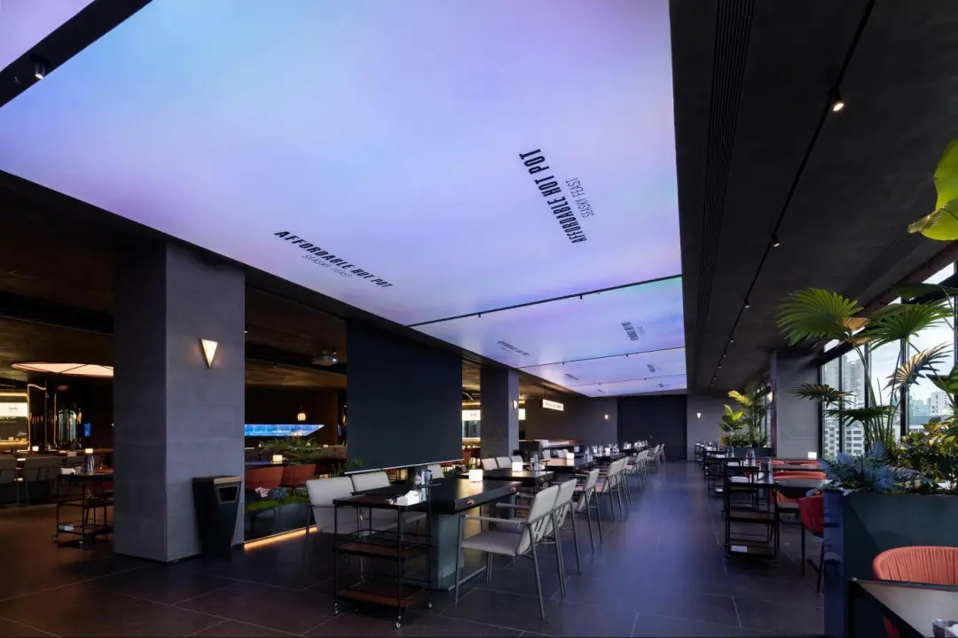 赛博朋克美学 平价海鲜小火锅装修设计(图6) 赛博朋克美学 平价海鲜小火锅装修设计(图6)