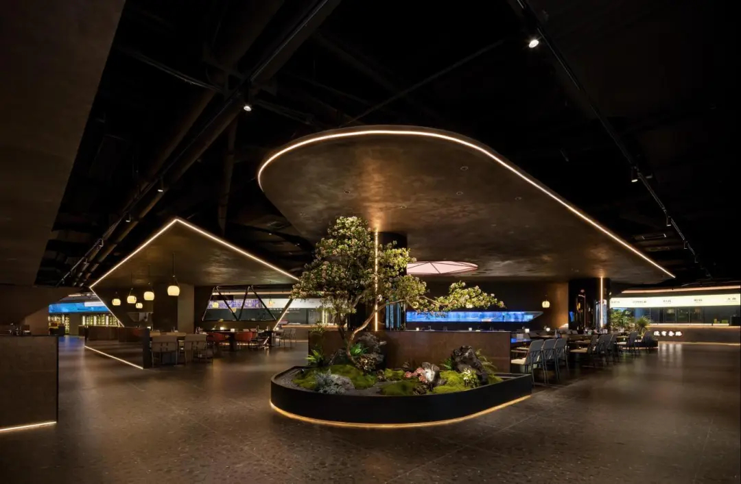 赛博朋克美学 平价海鲜小火锅装修设计(图7) 赛博朋克美学 平价海鲜小火锅装修设计(图7)