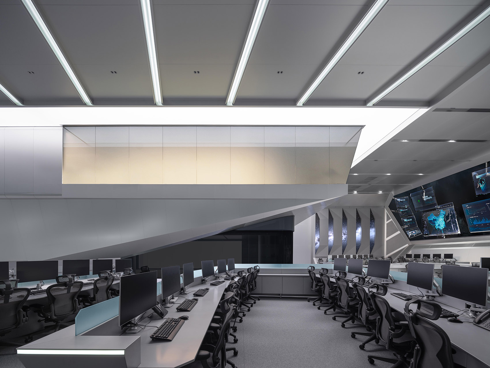 1000平微众银行企业总控中心装修设计(图6)