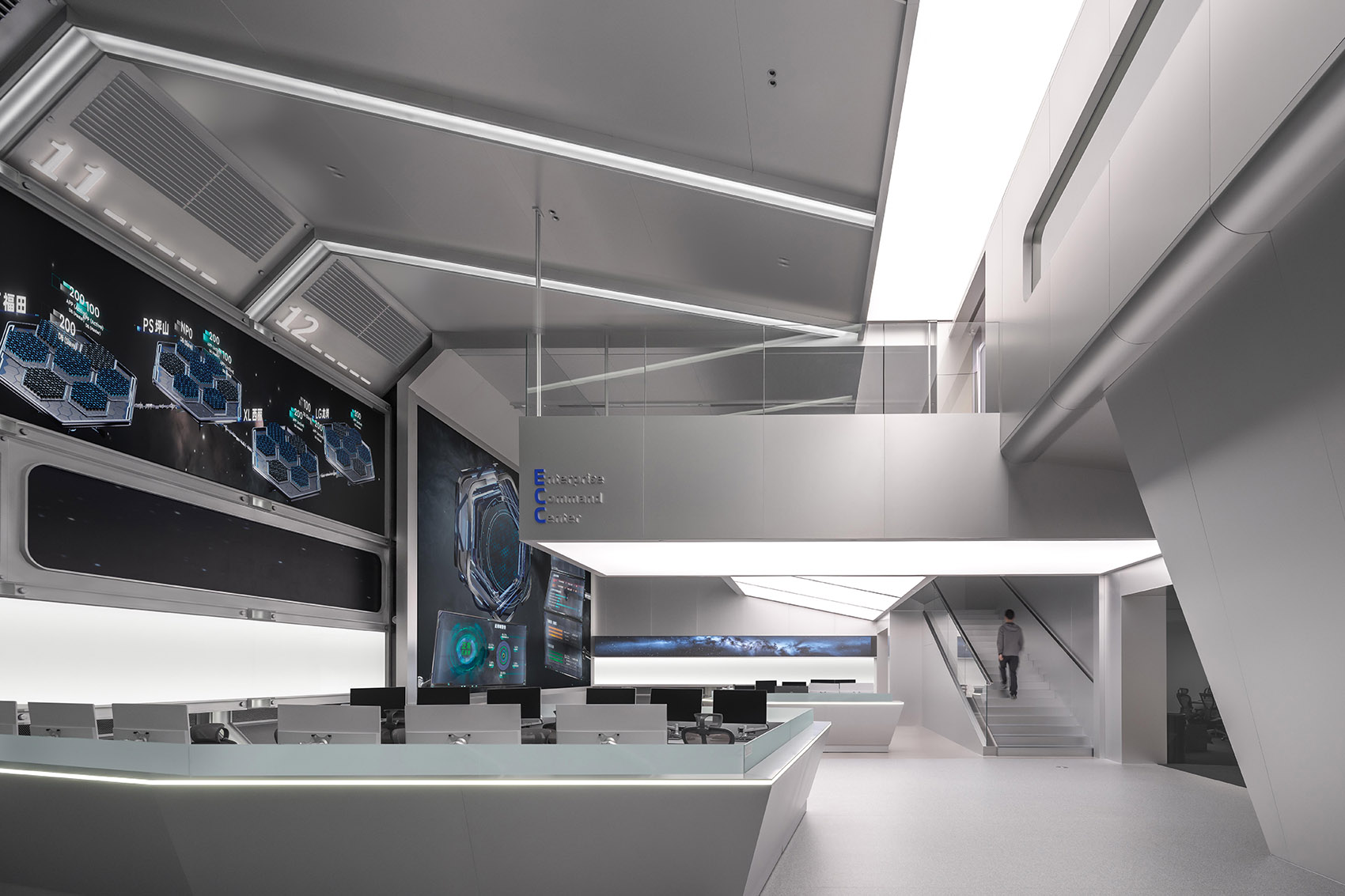 1000平微众银行企业总控中心装修设计(图5)