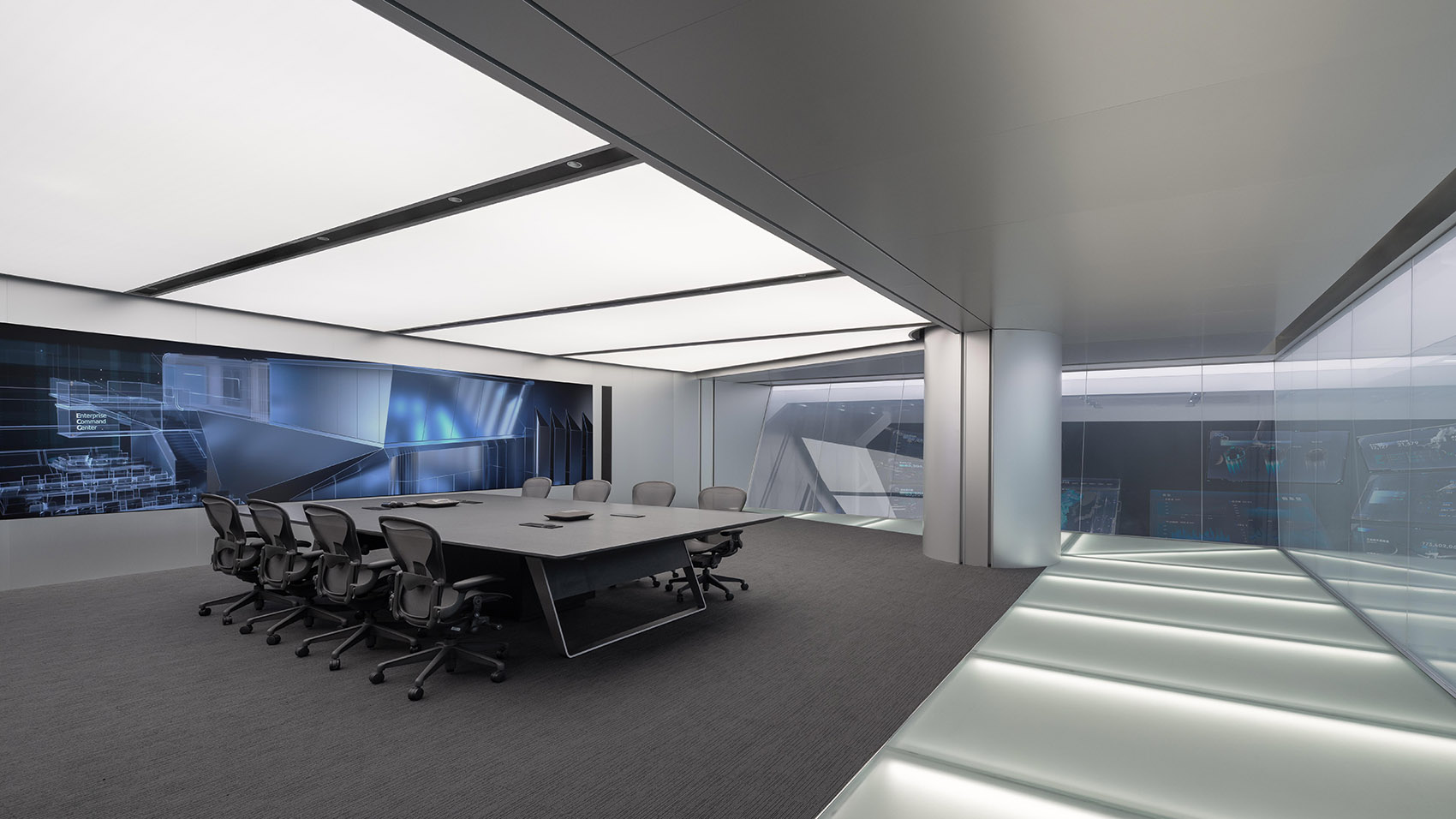 1000平微众银行企业总控中心装修设计(图9)