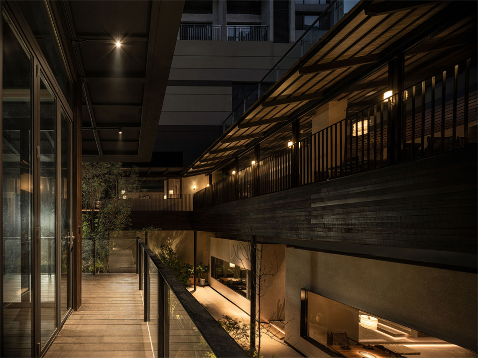 庭院景观化用餐  共炉火锅店装修设计(图8)