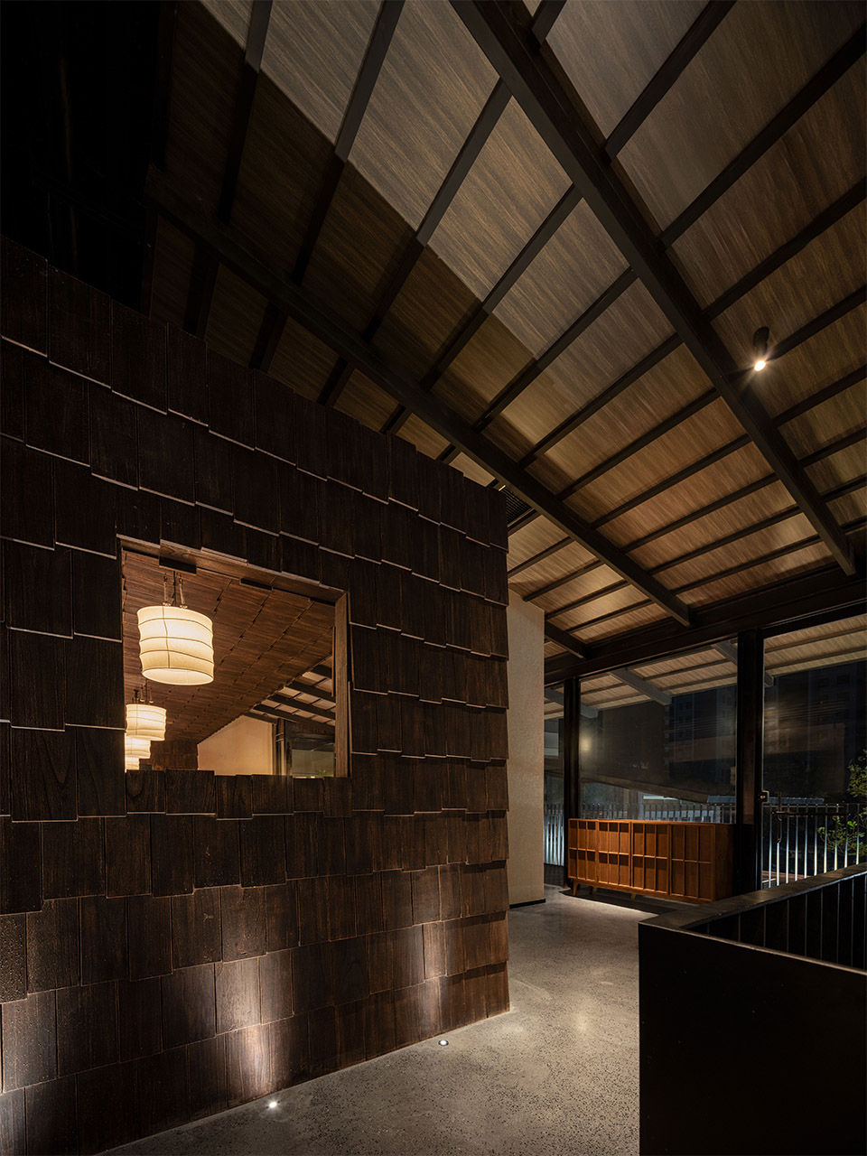 庭院景观化用餐  共炉火锅店装修设计(图10)