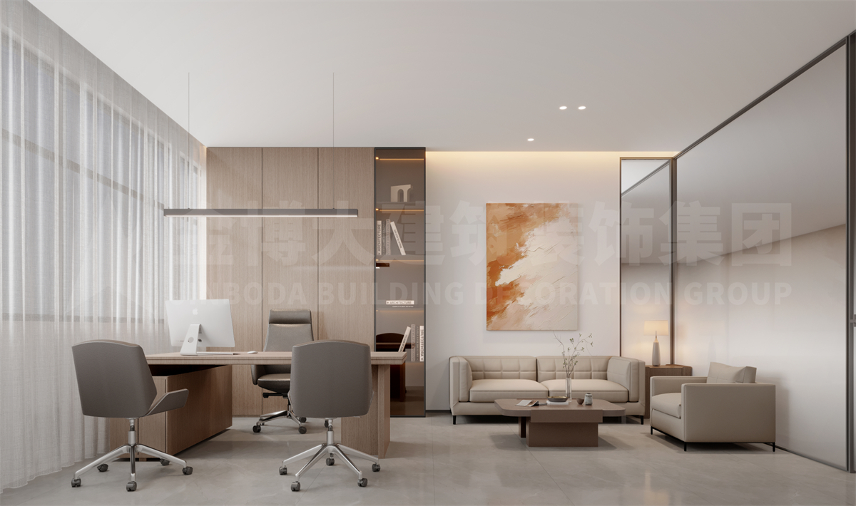 三门峡木居慧科技总部办公楼装修设计